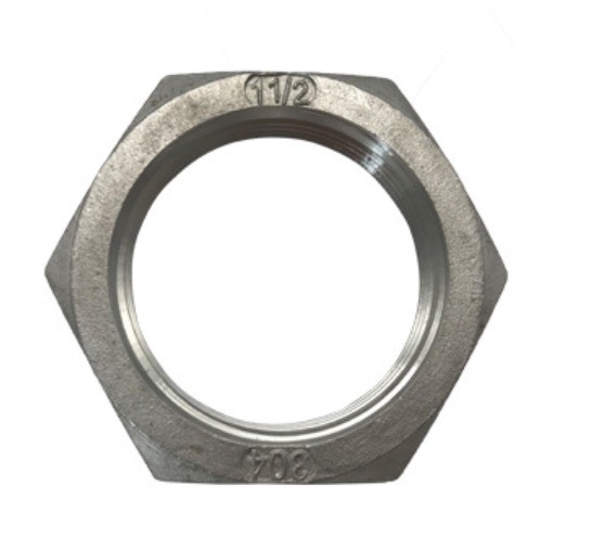 GB Standard 5/8-18 Titânio Hex Jam Nuts For Heim Joint Rod End Thin Nut Hexagon Natural Finish Imperial Inch Titânio
