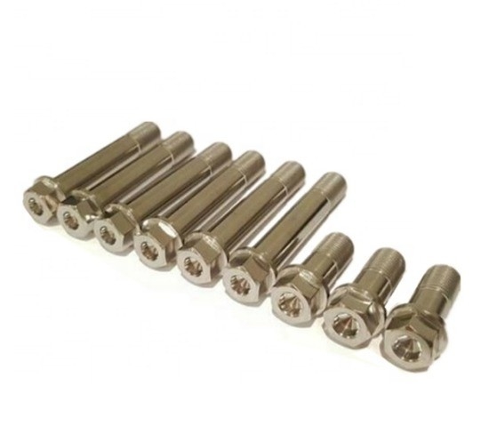 Kit de parafusos de titânio Gr5 Universal 9/16 Hex Head Radius Rod para substituição/reparação em veículos múltiplos