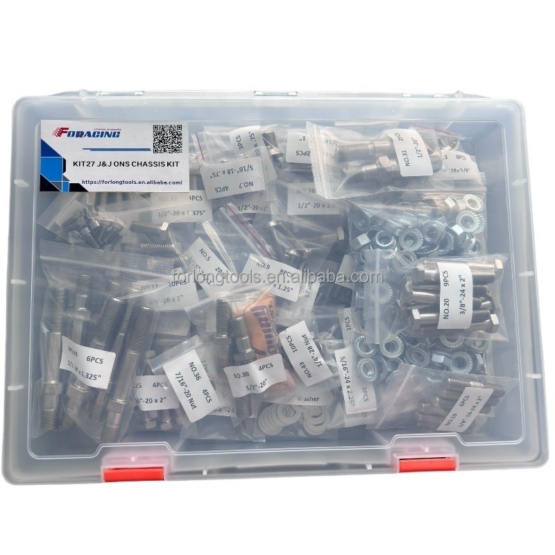 Kit de montagem de choque universal de uma porção de porca para carro SPRINT J J ONS CHASSIS Ano Universal Eagle/Maxim OR Q/C R/R S/P PLUS BOLT KIT