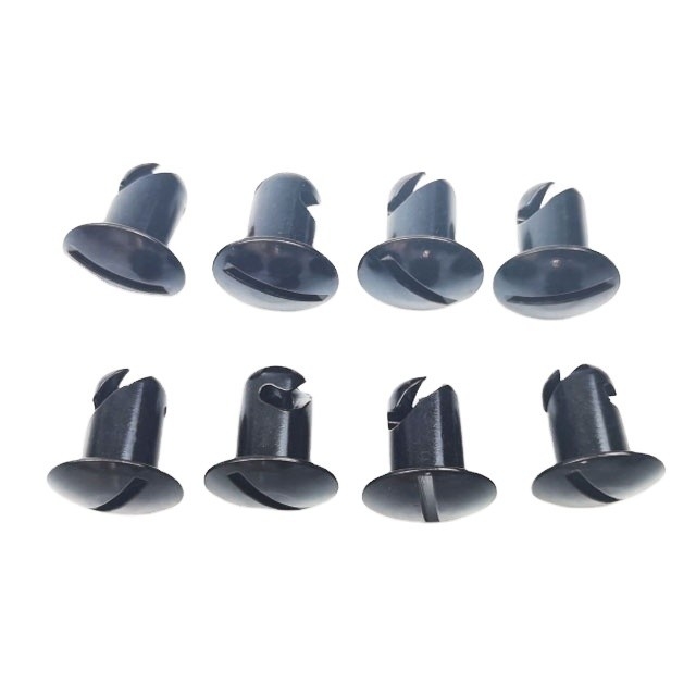 OE NO. Custom-made Black Aluminum Dzus Slot Head Quarter Turn Fasteners 7/16 &quot;x.500 para Universal Year Universal Car Fitment