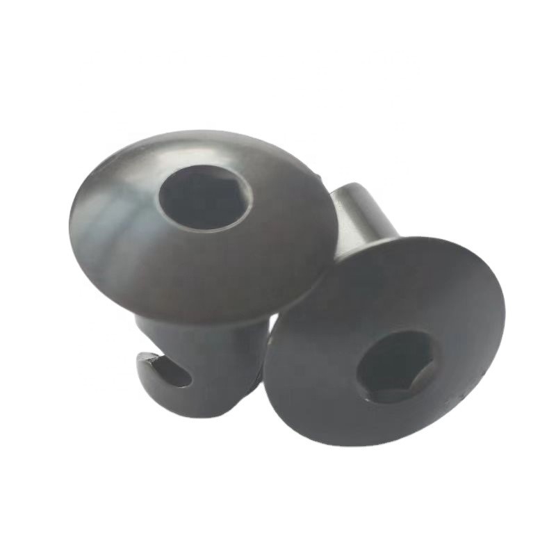 Instalação rápida e simples.500 Alumínio Dzus Button Dome Allen Head Quarter Turn Fasteners para carros de corrida Sprint