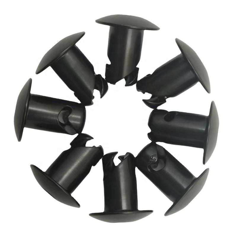 Universal 7/16 &quot;Alumínio Dzus Stud Dome Head.500 Black Quarter Turn Fasteners A melhor escolha para personalização de carros Sprint