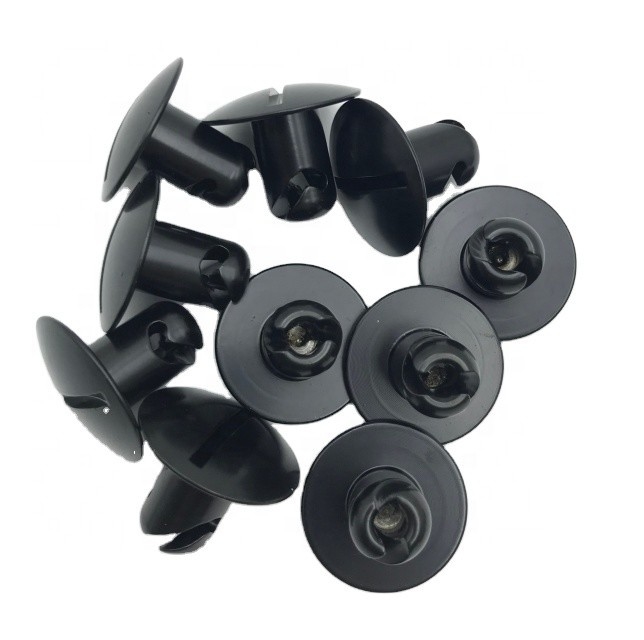 Universal 7/16 &quot;Alumínio Dzus Botão Cúpula Cabeça Quarta Torno Fixações.500 Negro Universal.500&quot; Apego com Material