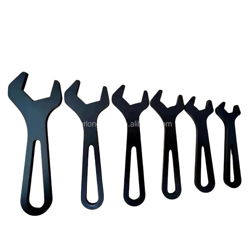 Universal Black Racing AN Chave de engrenagem AN Chave para Sprint Car Tool Sets An4-An16 6PCS Um kit Alumínio leve