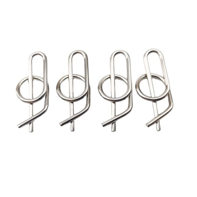 304SS Jacobs Ladder Pin Rue Clip Aço inoxidável 3/8 &quot;Sprint Car Quick Release Clevis Pin Clip para montagem de carro universal
