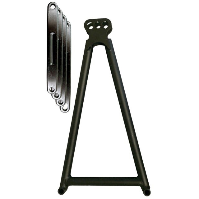 13-5/8&quot; Black Jacobs Ladder Kit feito de Chromoly durável 4130 para ajuste universal em carros Sprint e construção durável
