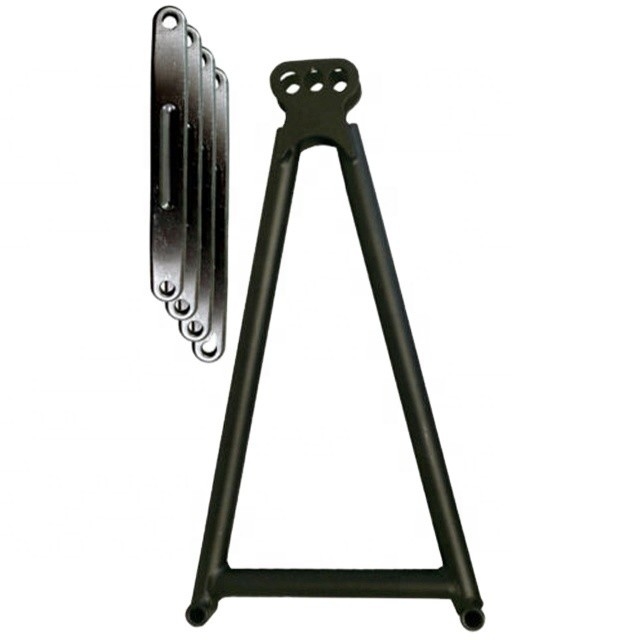 13-5/8&quot; Chromoly 4130 Sprint Car Racing Black Jacobs Ladder Kit com 7&quot; Strap