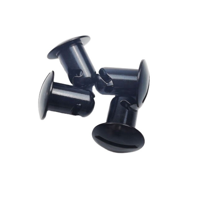 Acessórios universais para automóveis Quarta volta preta Dzus Stud 7/16 &quot;x.600&quot; Fixação de alumínio para fácil instalação em carros pretos